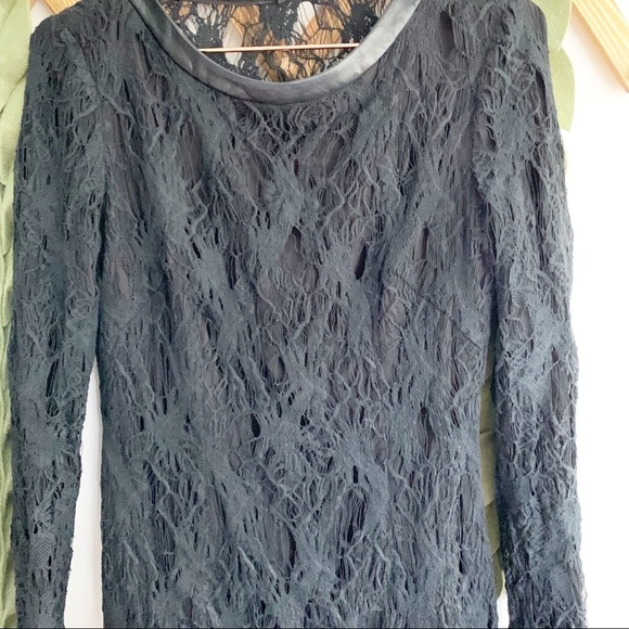 Rag & Bone Shelia Black Lace Dress - Picture 4 of 7